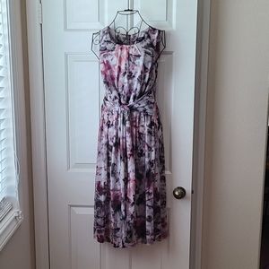 Simply Vera Wang Abstract Print Midi Dress